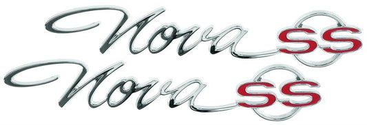 Emblem, 1965 Nova SS  Quarter - PR