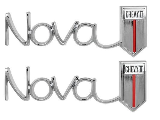 Emblem, 1966-1967 Nova Chevy II Quarter - PR