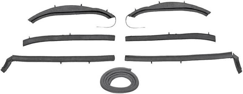 Weatherstrip, 1962-1963 Nova Convertible Top