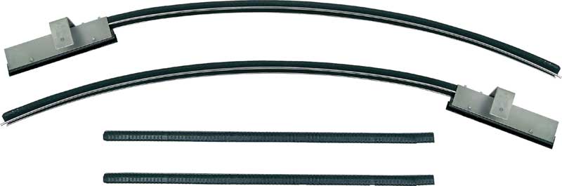 Weatherstrip,  1968-1972 Nova Upper Quarter Window Channel  - 4 piece