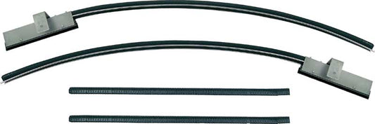 Weatherstrip,  1968-1972 Nova Upper Quarter Window Channel  - 4 piece
