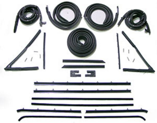 Weatherstrip,  Kit, 1962-1967 Nova 2 Door Hardtop