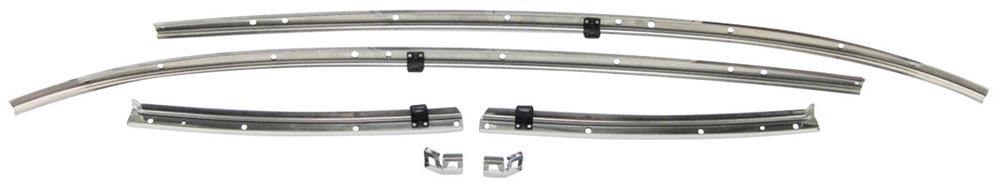 Retainer, 1970-1972 Chevelle Roof Rail Kit (6Pc)