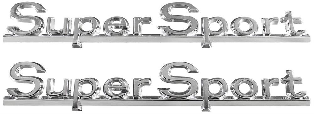 Emblem, 1966 Chevelle Super Sport Quarter - PR