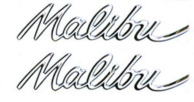 Emblem, 1964 Malibu Quarter - PR