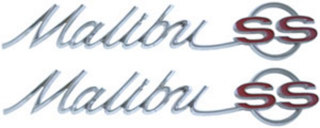 Emblem, 1965 Malibu SS Quarter - PR