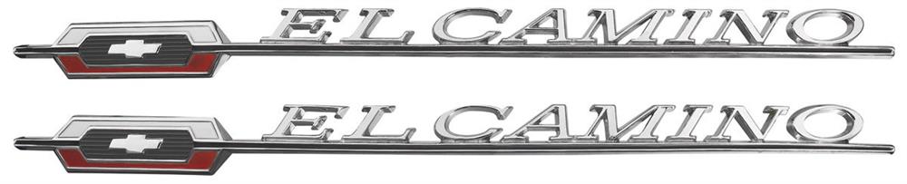 Emblem, 1966 El Camino Quarter - PR