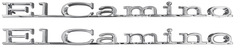 Emblem, 1967 El Camino Quarter - PR