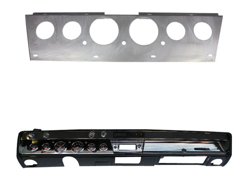 Dash Insert, 1966-1967 Chevelle El Camino Analog Bare Steel