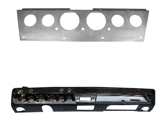 Dash Insert, 1966-1967 Chevelle El Camino Analog Bare Steel