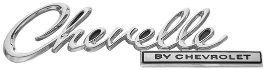 Emblem, 1969 Chevelle By Chevrolet Rear