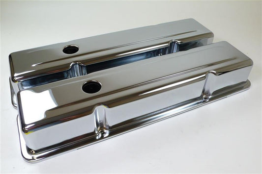 Valve Cover, Chevelle El Camino Repro Small Block Chrome - PR