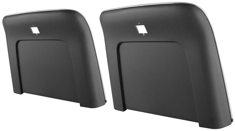 Panels, 1969-1972 Chevelle El Camino Seat Back With Chrome Black - PR