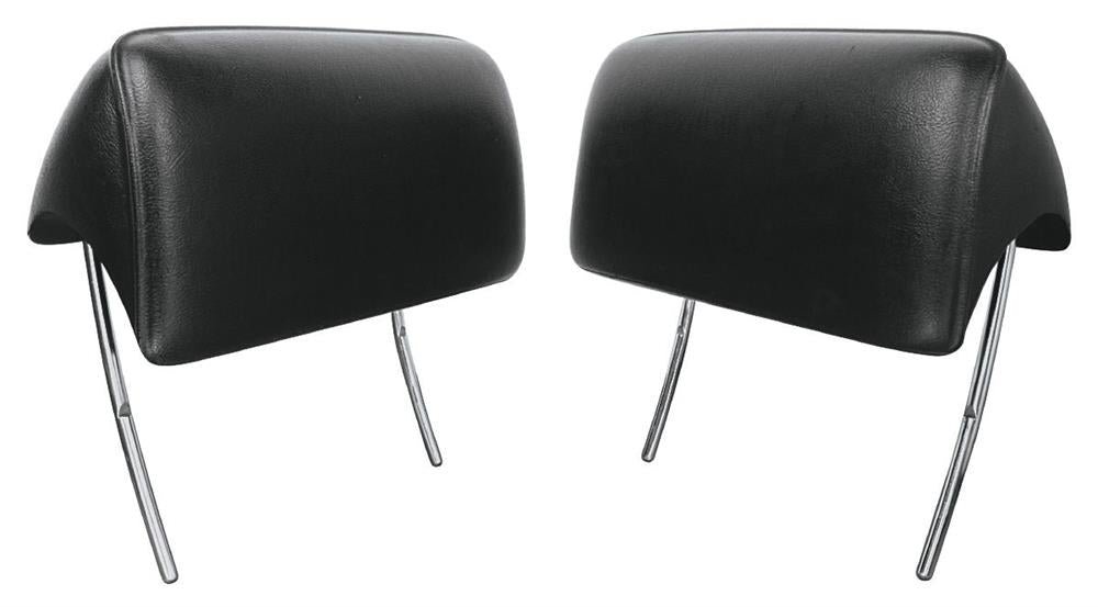 Headrest, 1966-1967 Chevelle El Camino Bucket Seat Black - PR