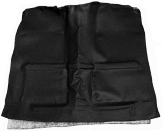 Vinyl Mat, 1967-1972 Truck Low Tunnel  Black - 2WD