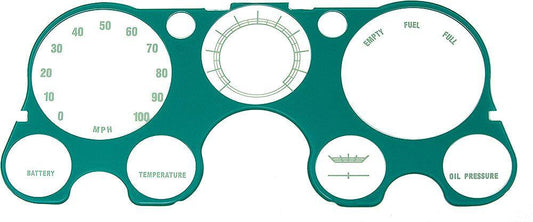 Lens, 1967-1972 Truck Dash With Gauges