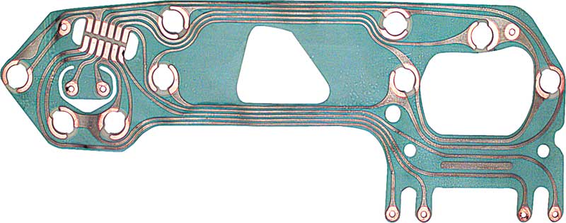 Printed Circuit, 1967-1972 Truck With Tachometer And Gauges