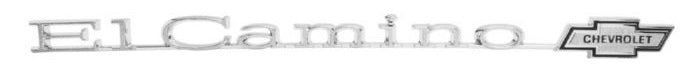 Emblem, 1973-1977 El Camino Tailgate
