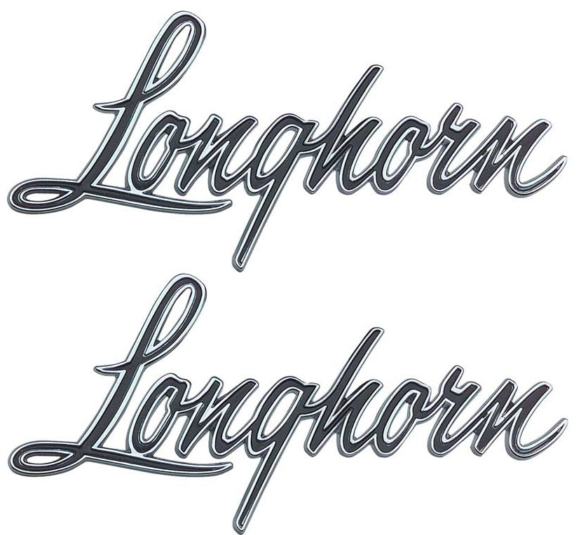 Emblem, 1969-1972 Longhorn Quarter Panel - PR