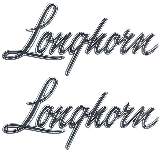 Emblem, 1969-1972 Longhorn Quarter Panel - PR