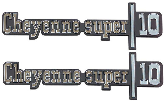 Emblem, 1973-1976 Cheyenne Super 10 - PR