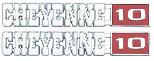 Emblem, 1971-1972 Truck Cheyenne 10 - PR