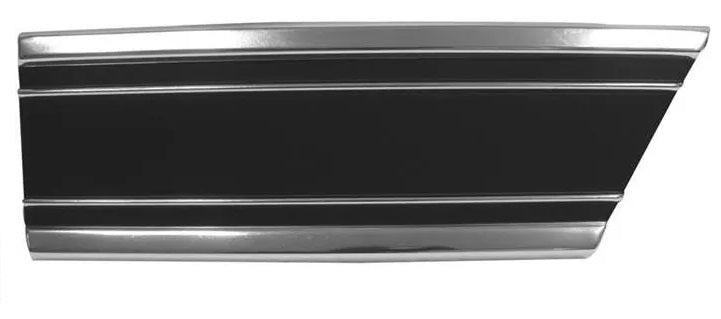 Molding, 1969-1972 Truck Black Rear Of Front Fender - RH