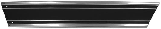 Molding, 1969-1972 Truck Short Bed Black Front Of Rear Wheel - RH