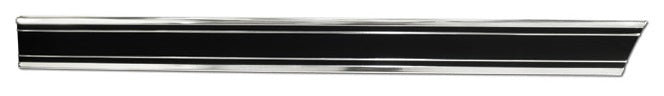 Molding, 1969-1972 Truck Long Bed Black Front Of Rear Wheel - LH