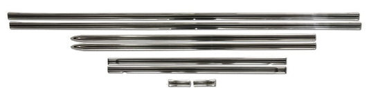Molding Set, 1969-1972 Truck Fleetside Upper Short Bed - 8 Pc