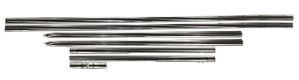 Molding Set, 1969-1972 Truck Fleetside Upper Long Bed - 8 Pc