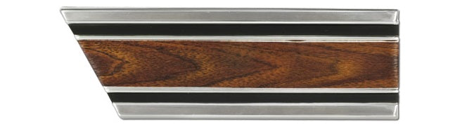Molding, 1969-1972 Truck Rear Of Front Fender Woodgrain - LH