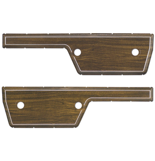 Trim, 1972 Chevy Truck, Blazer Door Panel Woodgrain - PR
