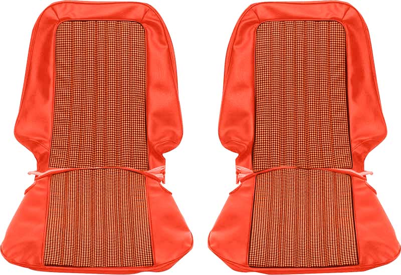 Seat Cover, 1971-1972 Cheyenne Super Houndstooth Bucket - PR