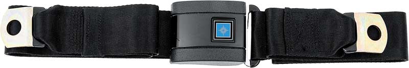 1967-1972 Chevy Truck Original Style Center Seat Belt - Black