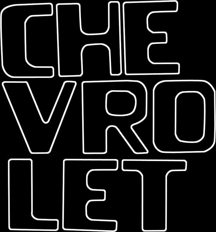 Decals, Chevrolet Stepside Tailgate Letters