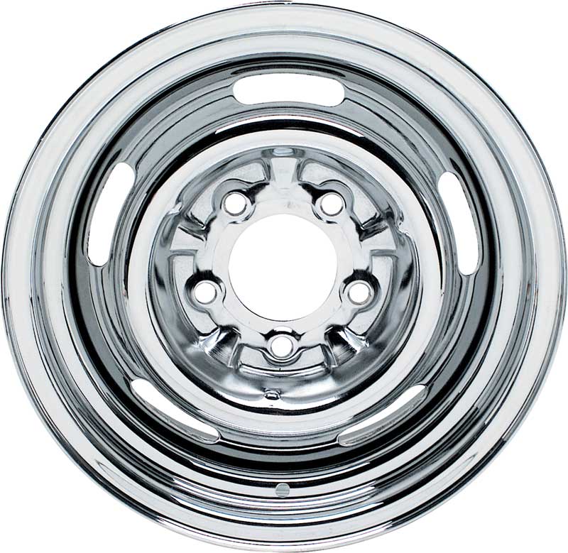 Wheel, 15 X 10 Truck Chrome Rally (5 On 5) - Reproduction
