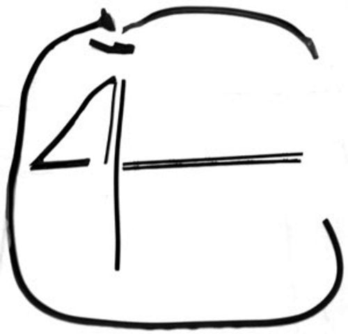 Weatherstrip Kit, 1969-1972 Blazer Double Skin