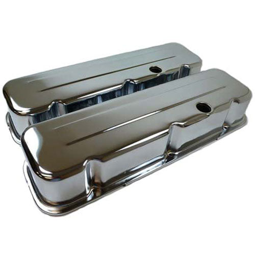 Valve Cover, Chevelle El Camino Repro Big Block Chrome - PR