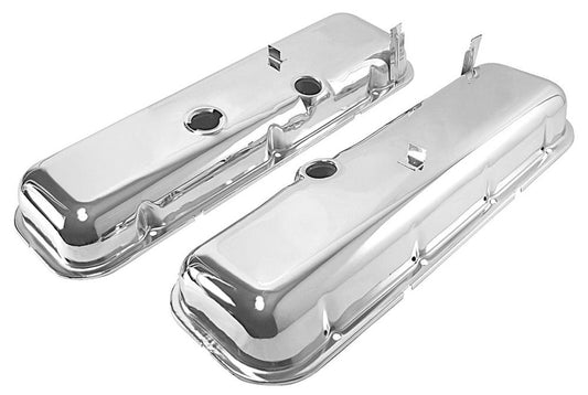Valve Cover, 1965-1968 Chevelle El Camino Original Style Chrome Big Block - PR