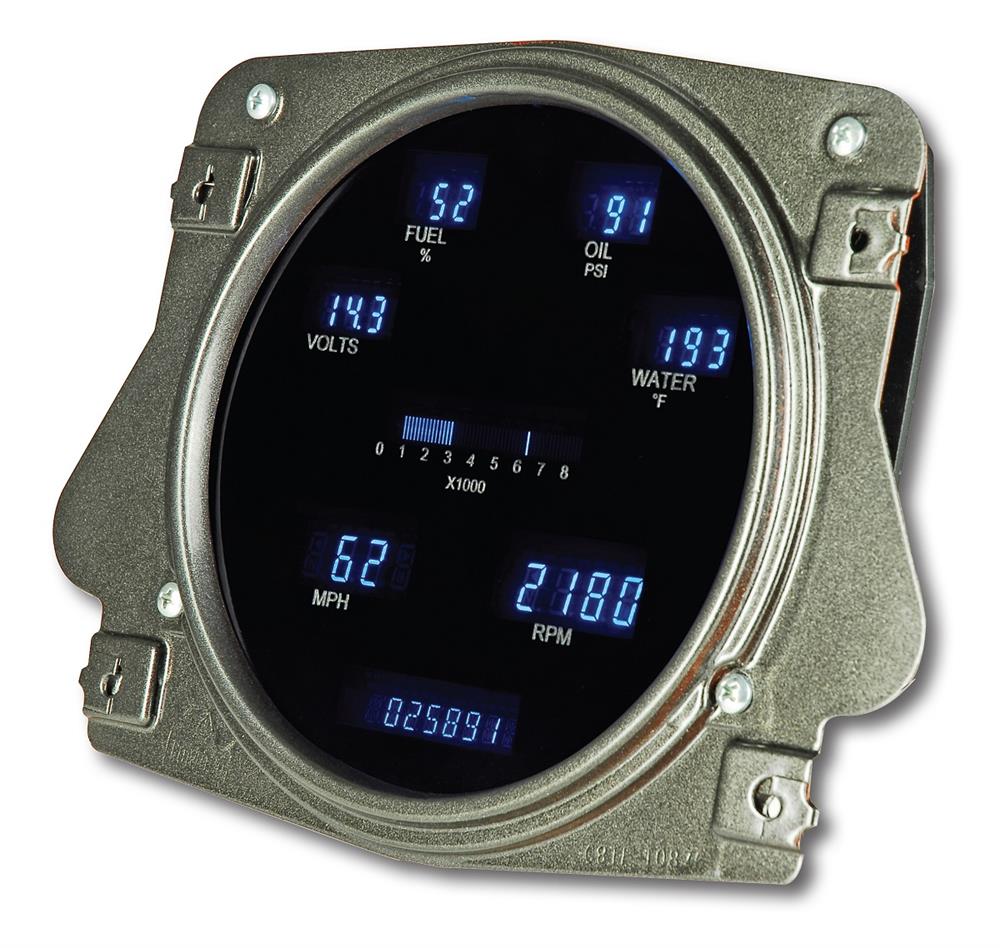 Dakota Digital Gauges, 1961-1966 Ford Pickup 1966-1977 Bronco Dakota Digital VFD