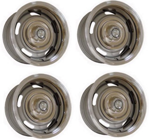 Wheel Kit, 15X8 With Chevrolet Motor Division Flat Cap