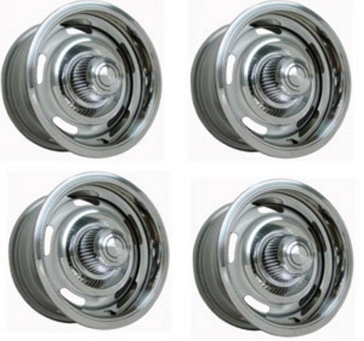 Wheel Kit, 15X8 With Plastic Rally