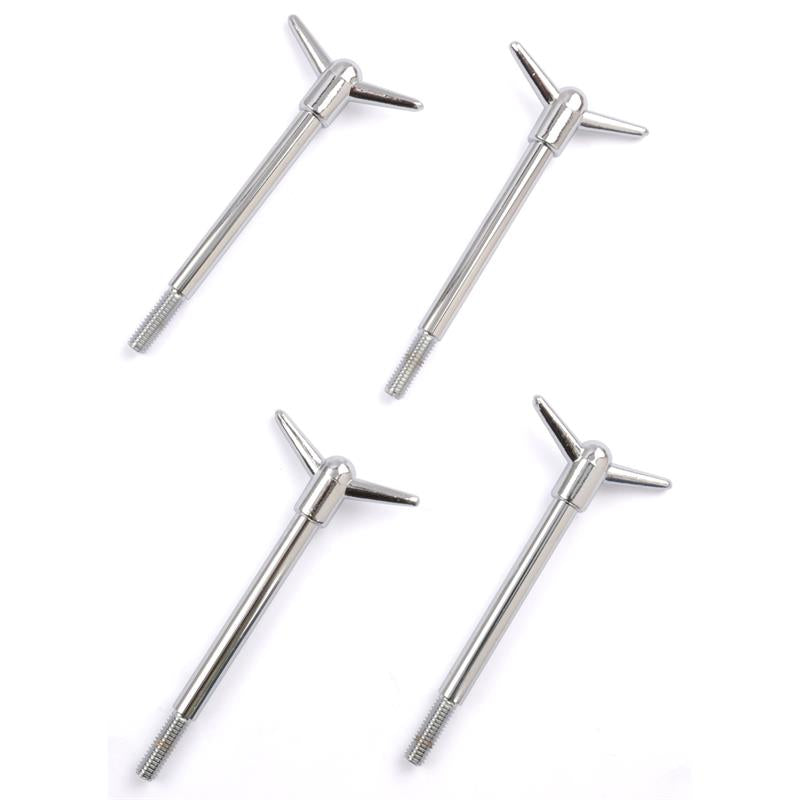 Valve Cover Wing Nut Stud Kit - Chrome