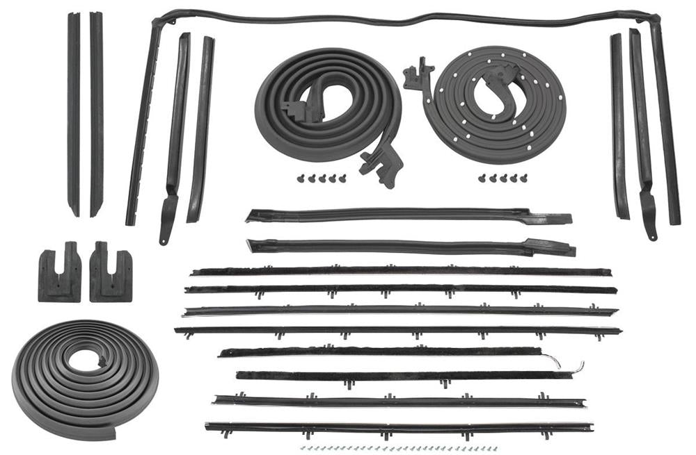 Weatherstrip Kit, 1966-1967 Chevelle Convertible- Original Outer Felts