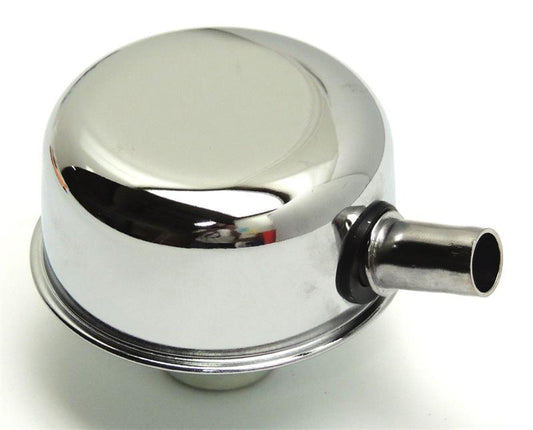 Push-In Breather With Tube-Chrome