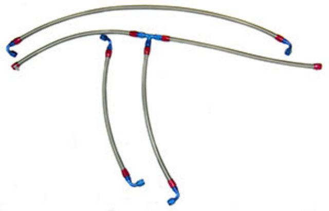 Hoses, Stainless Braided Kit For Hydroboost System