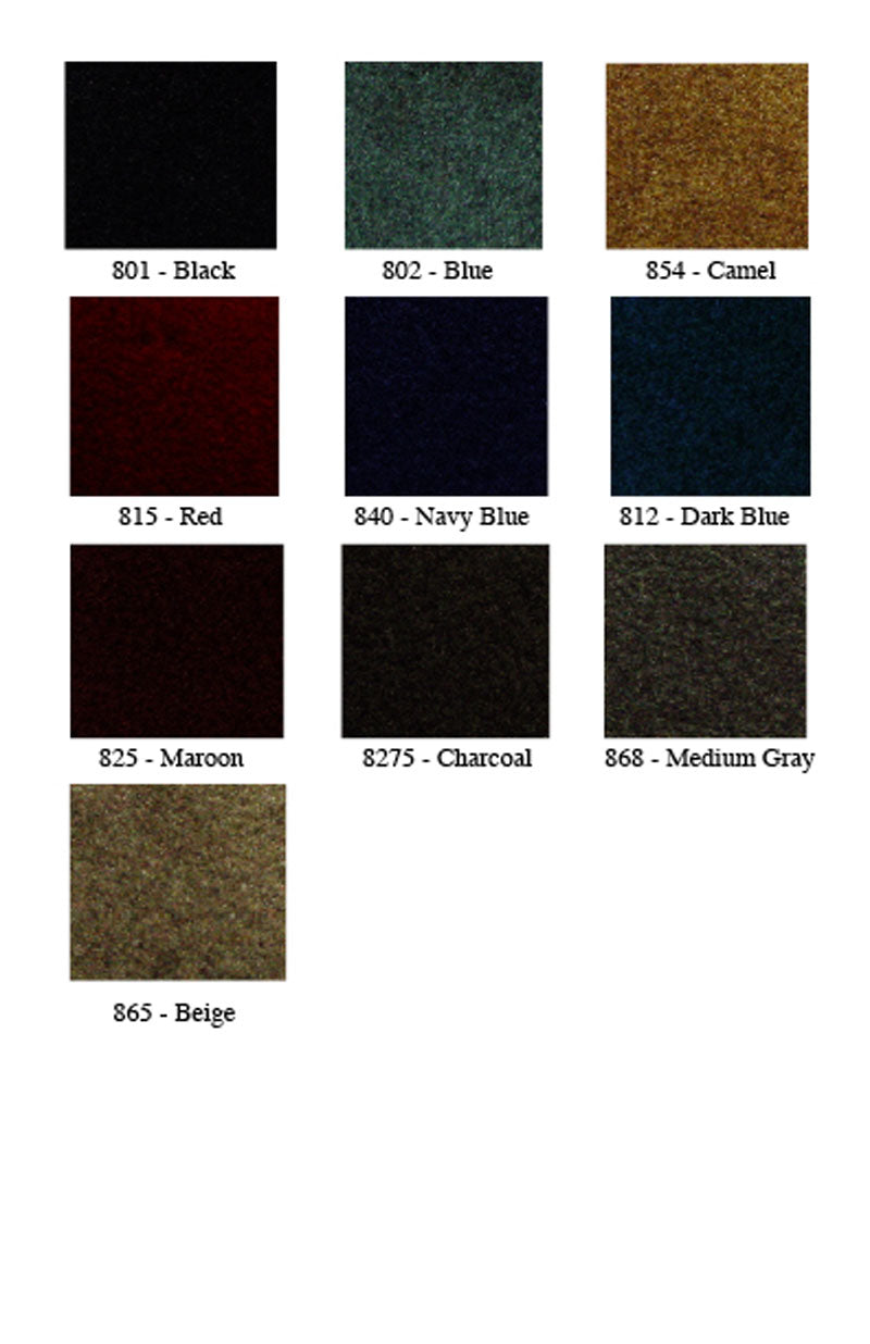 Carpet, 1982-1992 Camaro Passenger Area