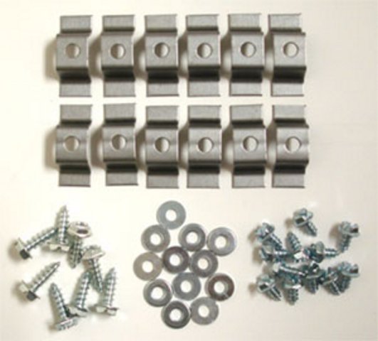 Clip Kit, 1966-1967 Chevelle El Camino Glove Box Trim