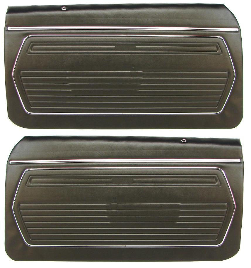 Door Panels, 1969 Camaro Standard Preassembled - Pair